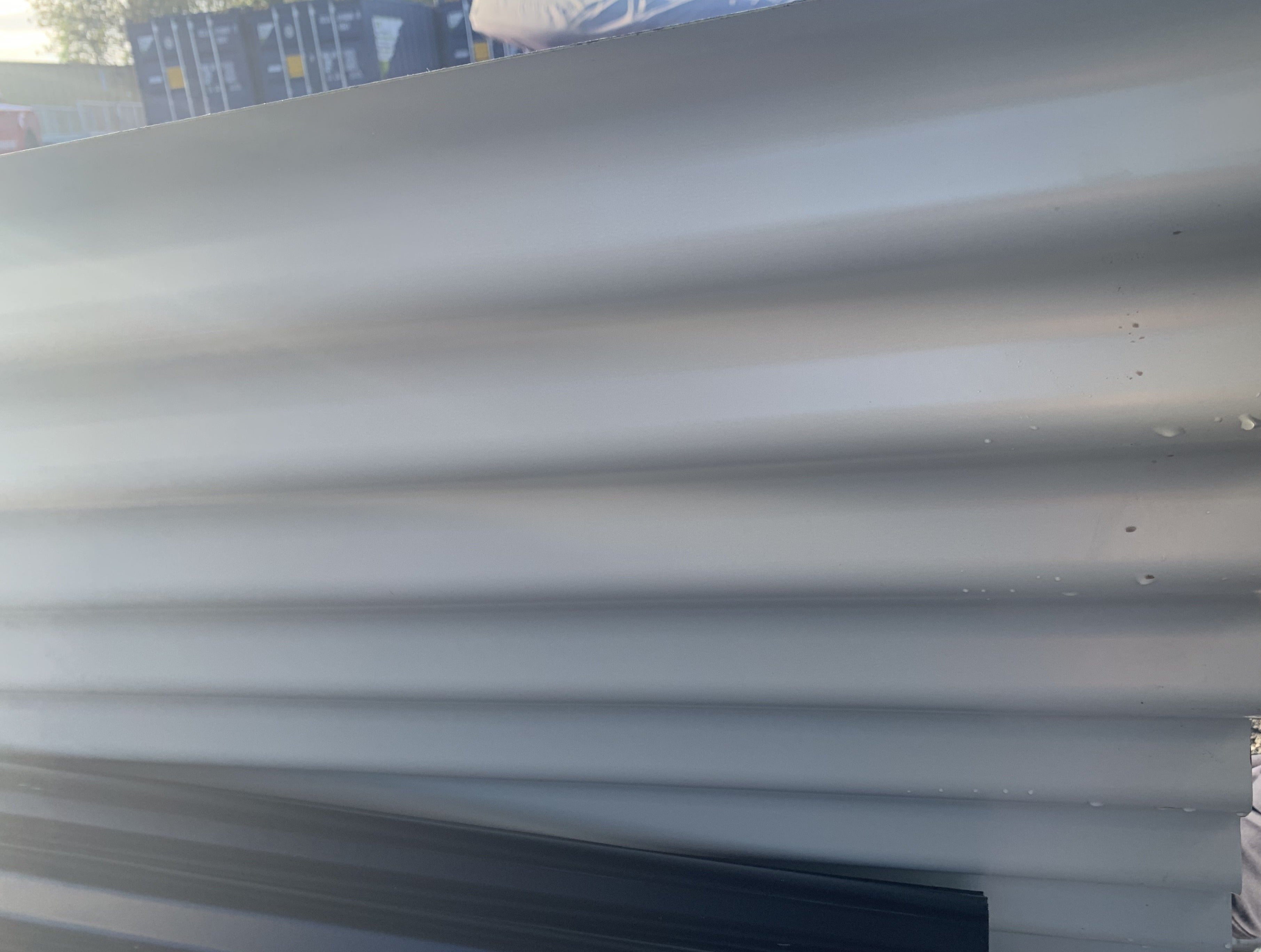 underside of black sheets